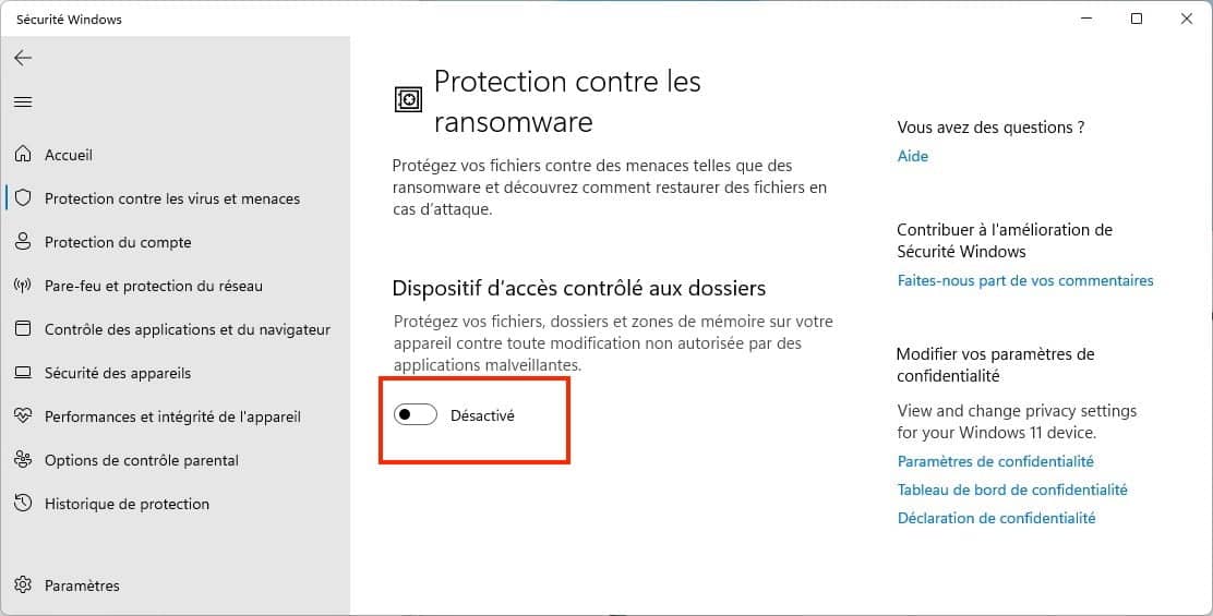 ransomware protection windows 11